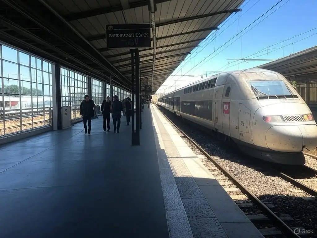 alternative taxi gare Avignon TGV transport vers aéroport hôtel villa
