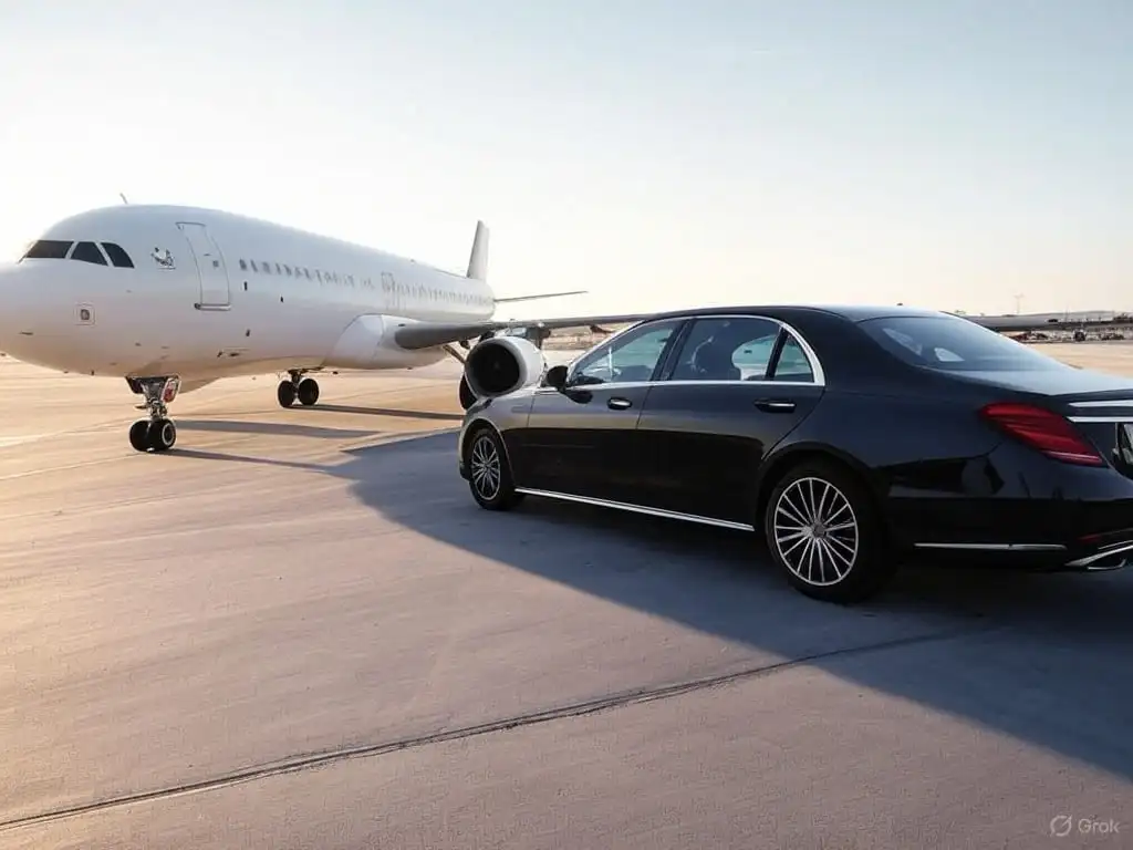 chauffeur premium aéroport Toulon-Hyères transfert dirigeant et VIP