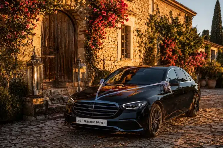 AP Prestige Driver, transfert taxi mariage Cuers, Mercedes Classe E
