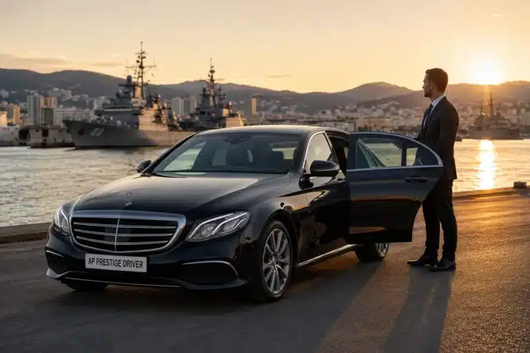 Taxi Toulon port et base navale, Mercedes Classe E AP Prestige Driver