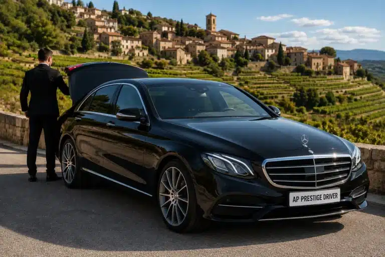 Taxi La Cadière d'Azur : Mercedes Classe E pour transfert aéroport et gare